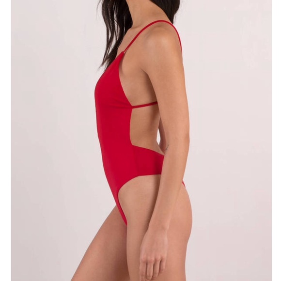 Tobi swim red one piece NWT xs - Picture 2 of 7